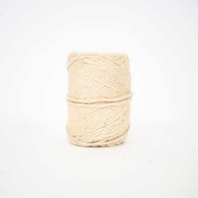 Juten lint (per meter) - gebroken wit