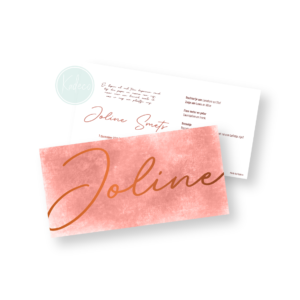 Ontwerp geboortekaartje - Joline