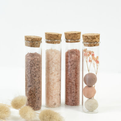 Proefbuisje glas met kurken dop - 10 cm