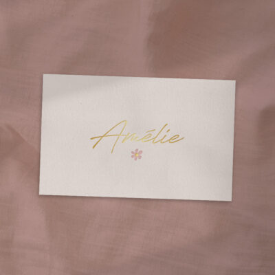 Ontwerp geboortekaartje - Amélie