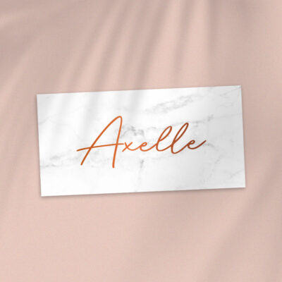 Ontwerp geboortekaartje - Axelle