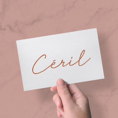 Ontwerp geboortekaartje - Céril