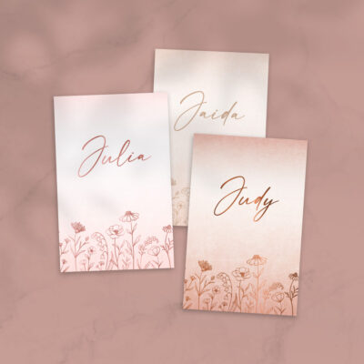 Ontwerp geboortekaartje - Judy