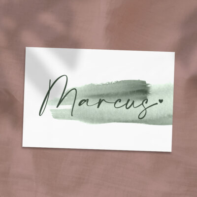 Ontwerp geboortekaartje - Marcus