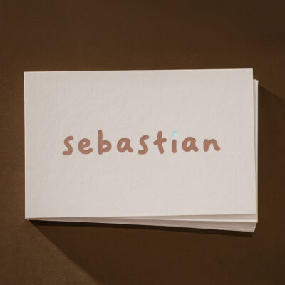 Ontwerp geboortekaartje - Sebastian