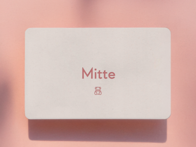 Ontwerp geboortekaartje - Mitte