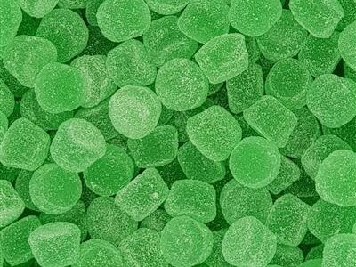 Snoepjes Meli melo - groen (per kg)